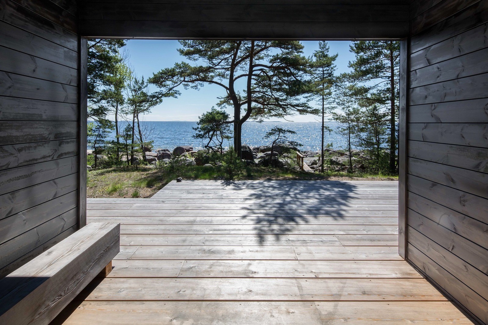 Summer house on a private island in the Baltic Sea