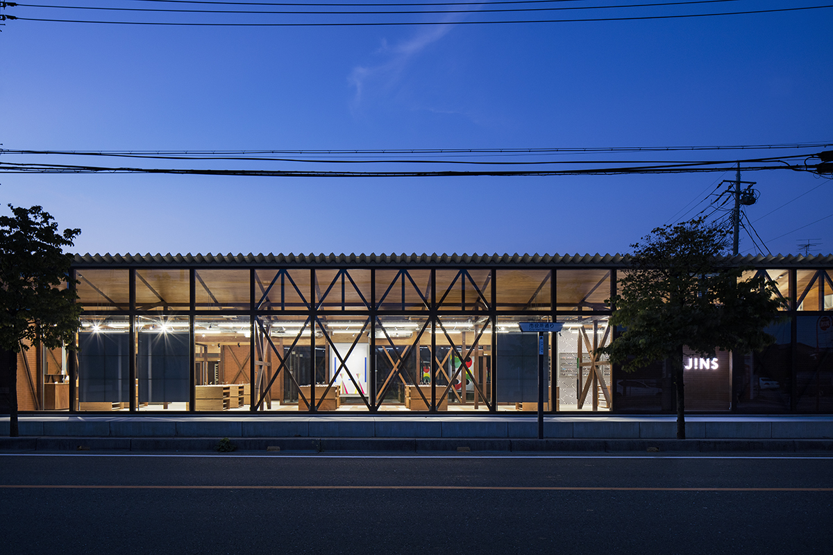 JINS Ageo Shop Renovation by Schemata Architects