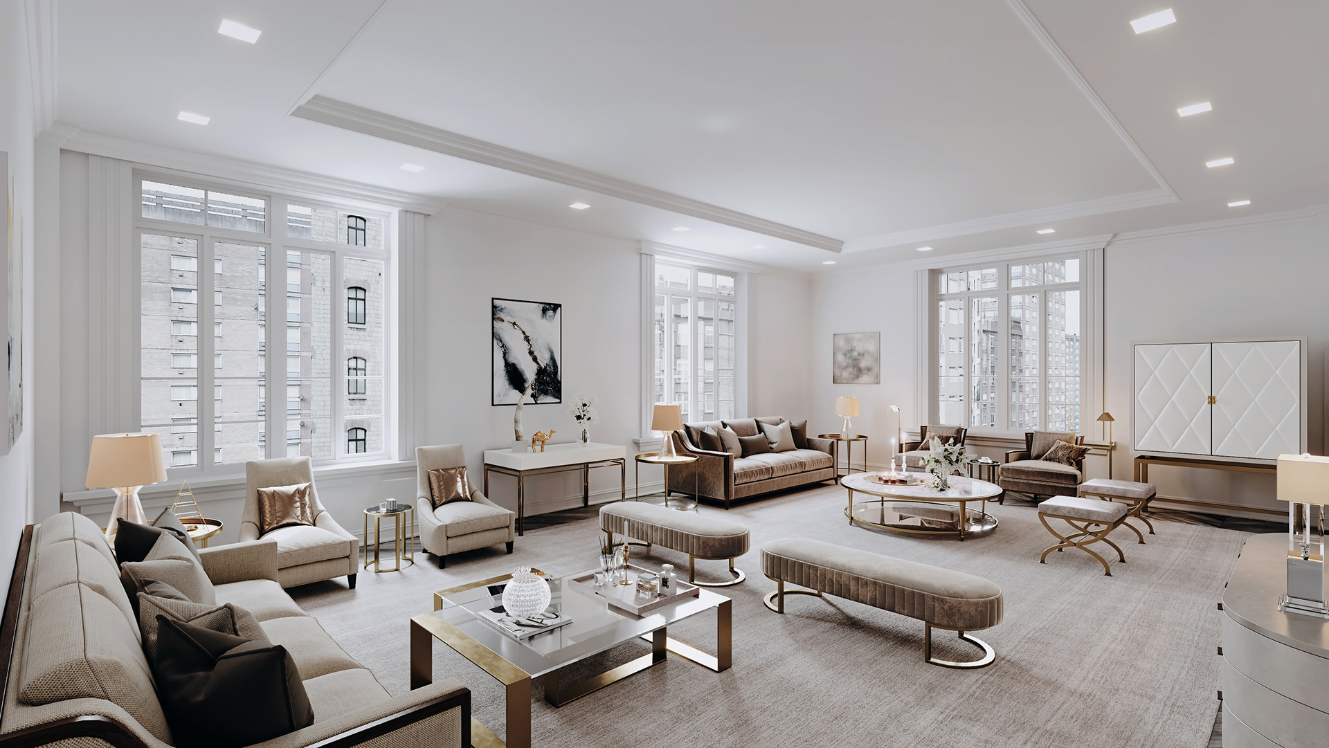 New York apartment - 3d renderings