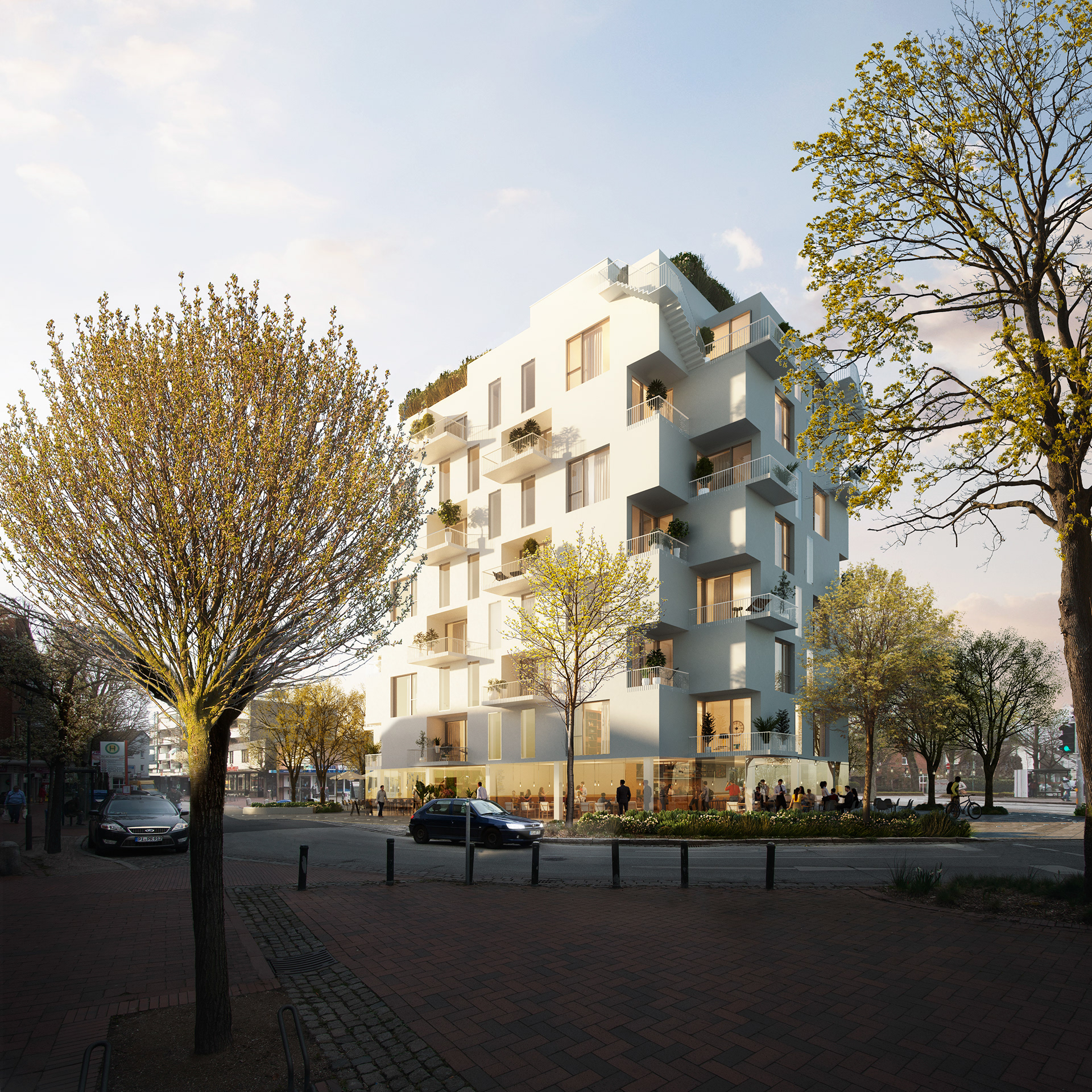 Apartment complex / Doppleiche Wedel
