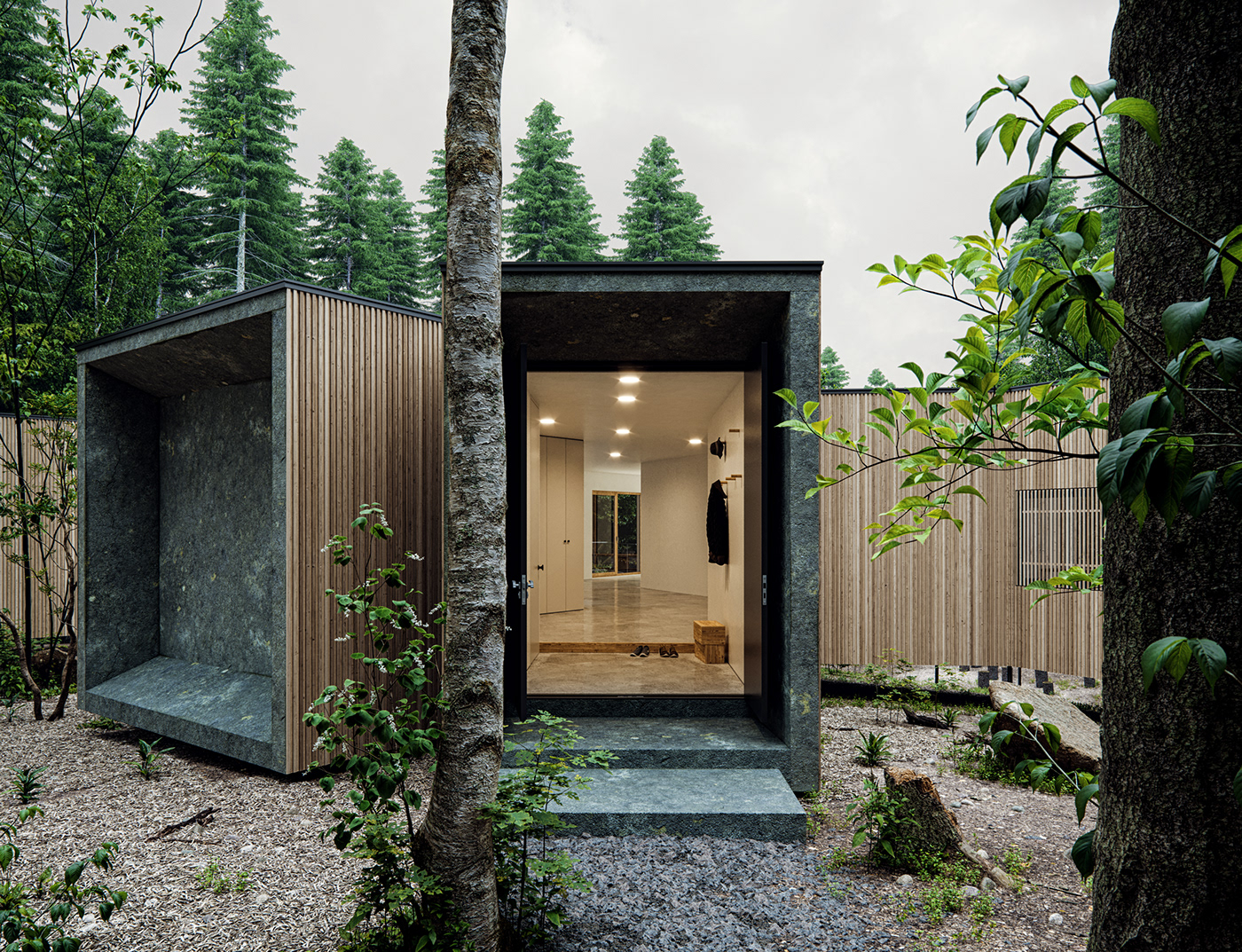 House in the forest by Florian Busch Architects