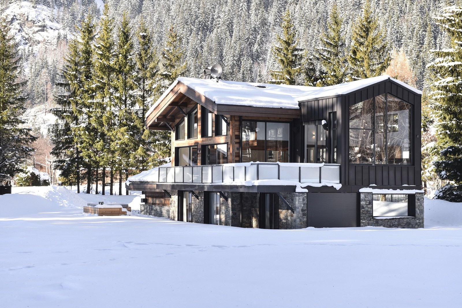 Chalets in the French Alps