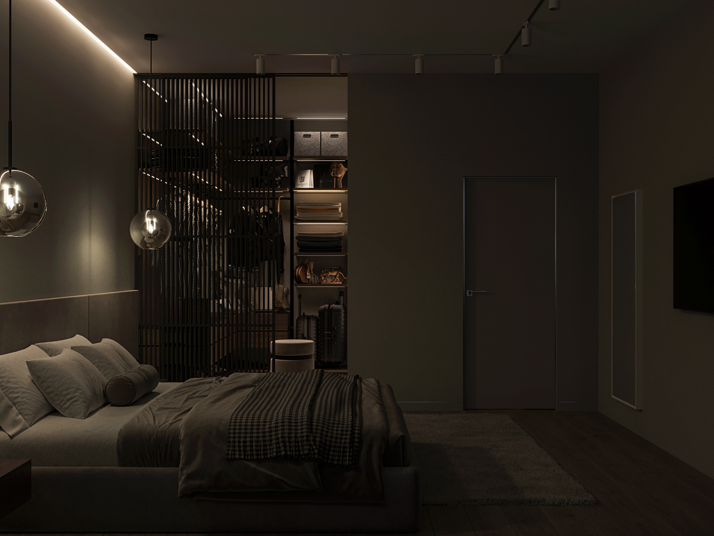 1 BEDROOM APARTMENT 3D VISUALIZATION