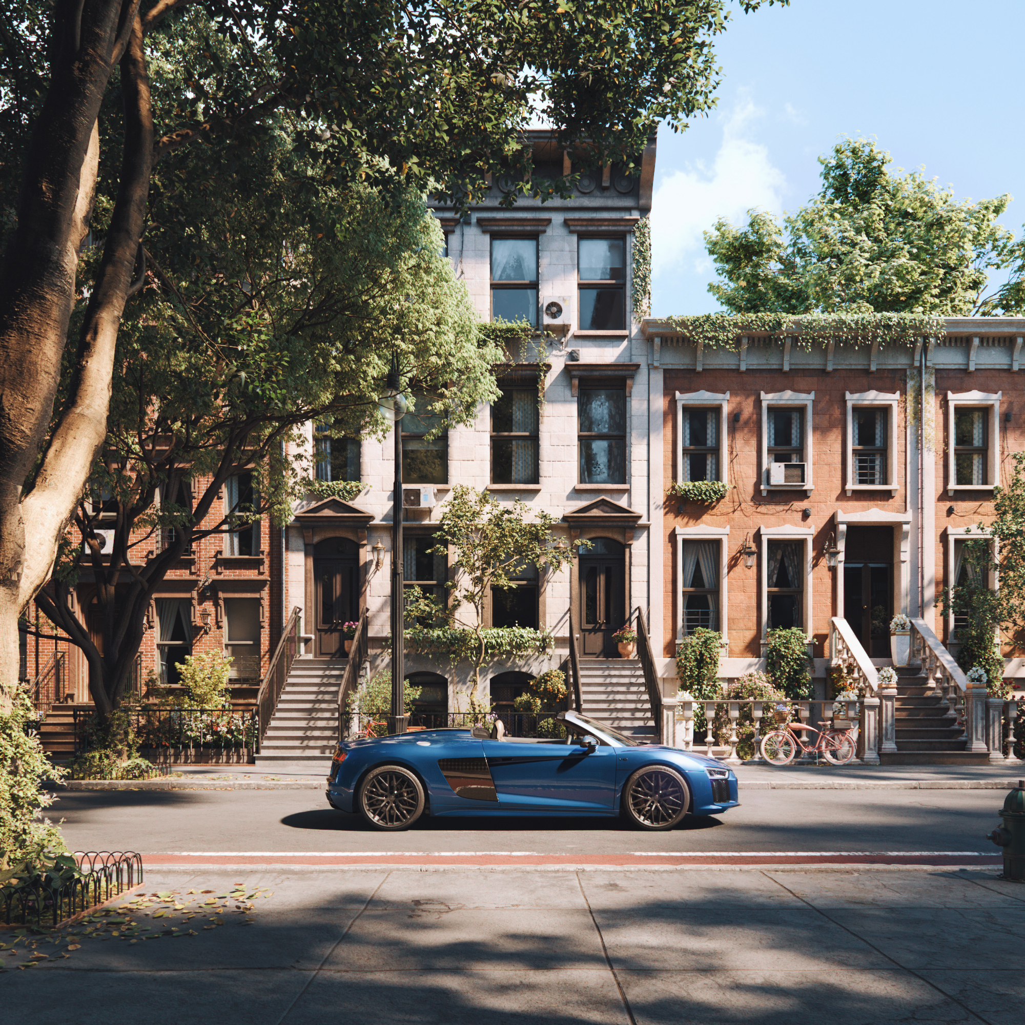 Audi R8 meets the West Village