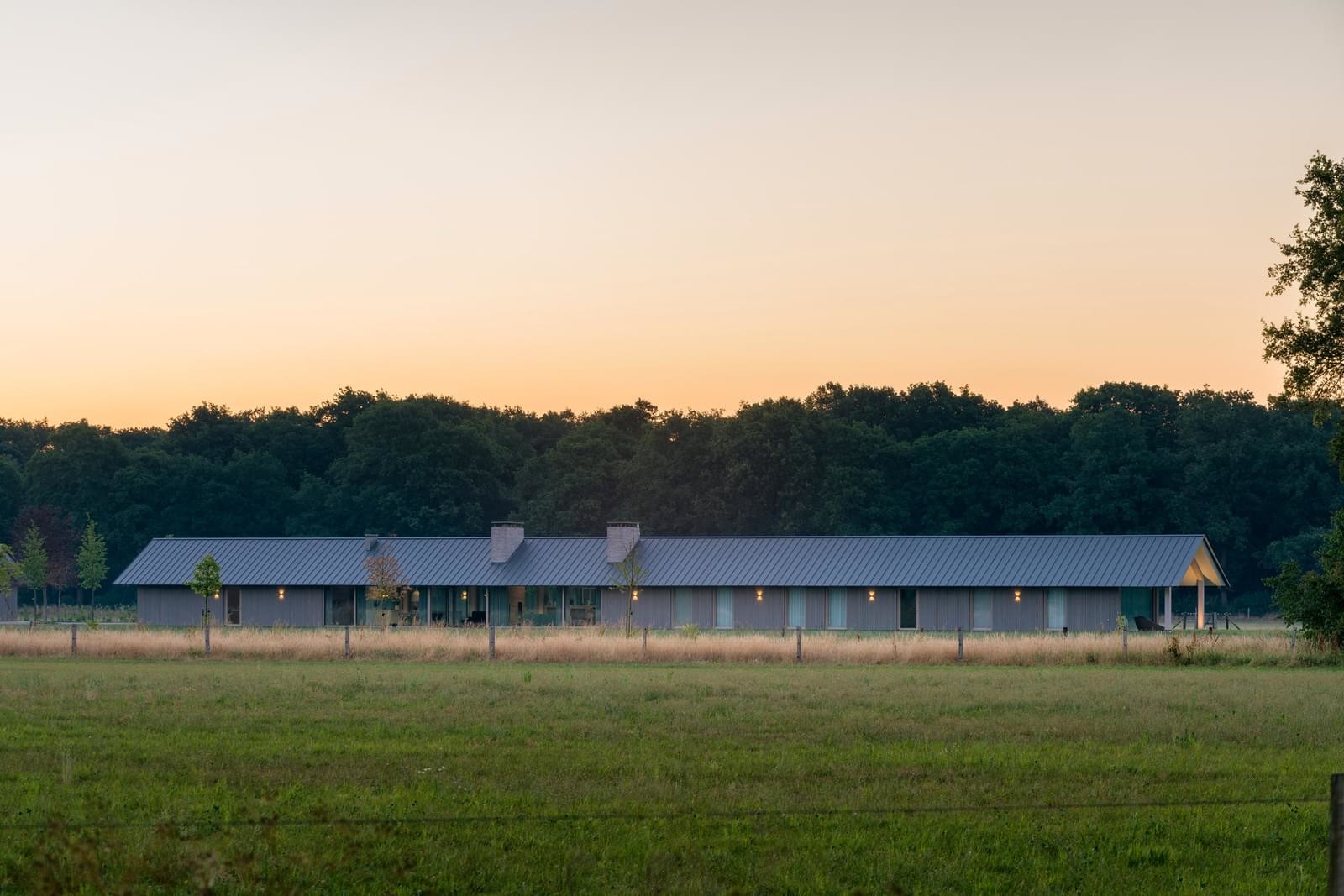 Green homestead in the Netherlands