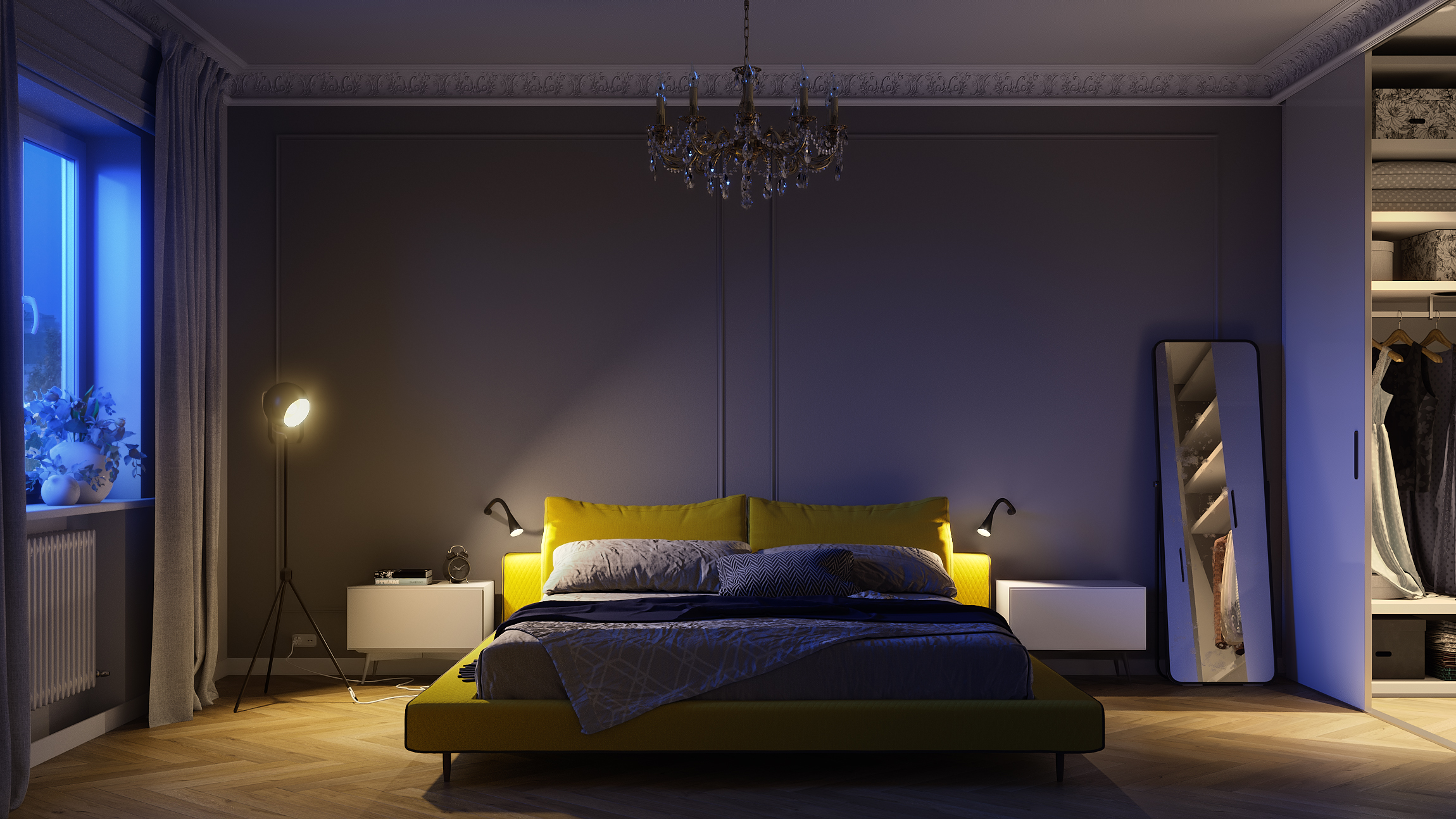 Bright apartment in Minsk