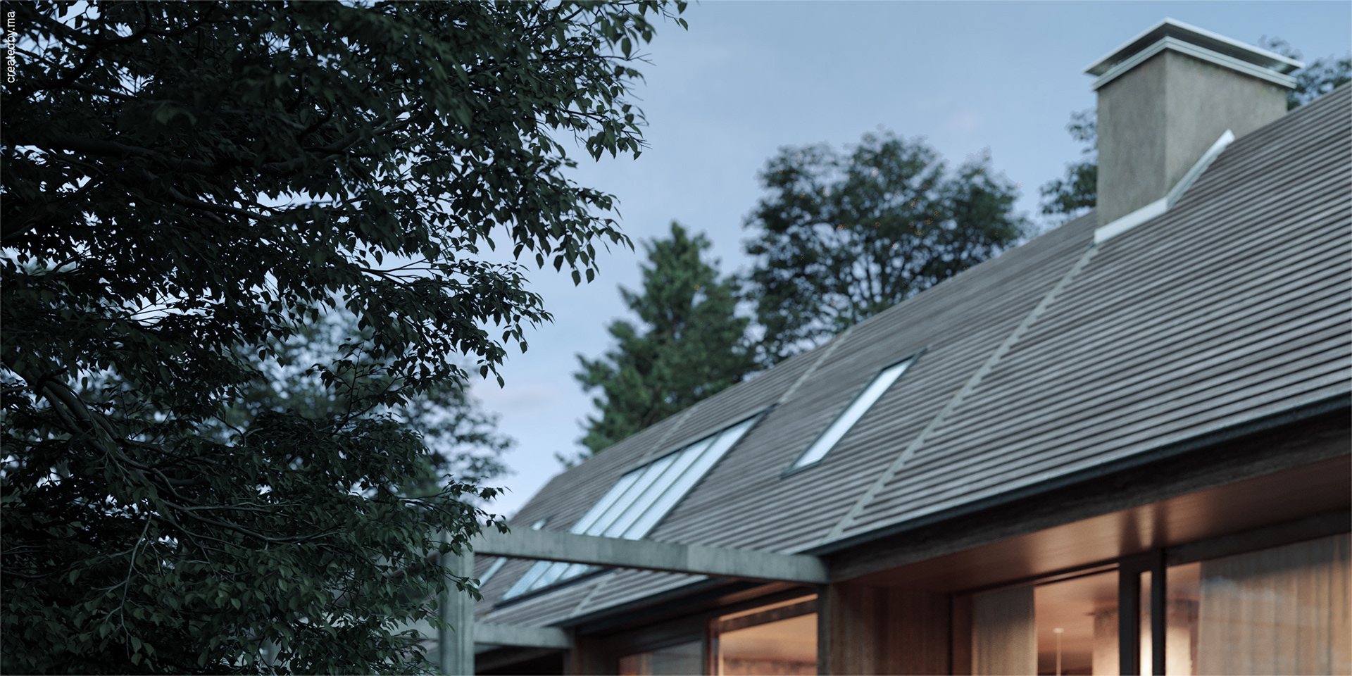 Summerhouse Sandby |Johan Sundberg Arkitektur | CGI