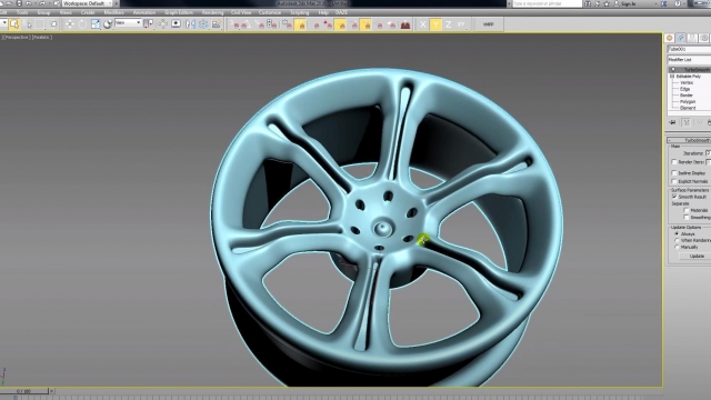 Автомобильный диск (моделирование 3DsMax)