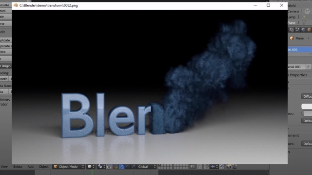 Blender Tutorial: Transform To Smoke Animation