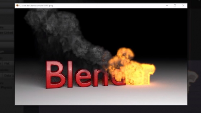 Blender Tutorial: Fire Smoke Text Animation