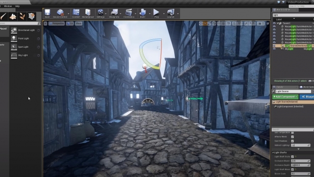 Speed Level Design - Medieval Village Scene - Unreal Engine 4