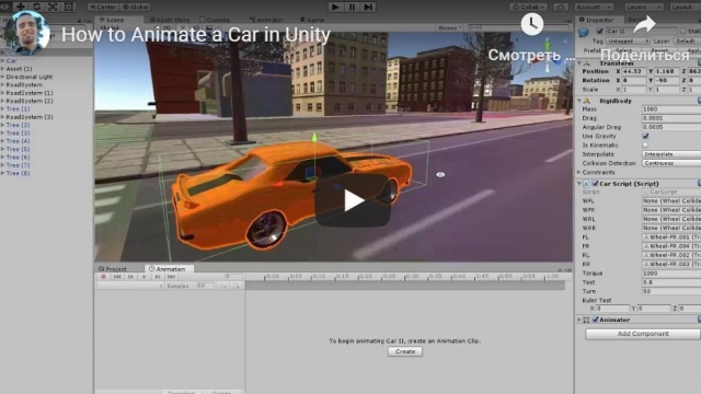 How to Animate a Car in Unity