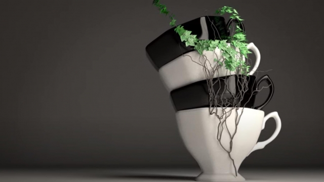 Анимация разрастания растения в Blender