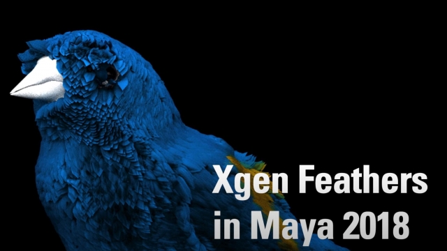Создание перьев в Maya с помощью Xgen