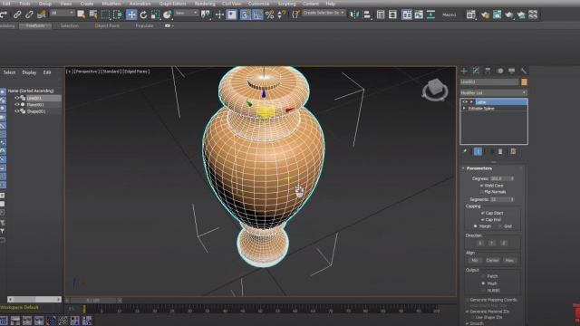 Моделирование настольной лампы в 3Ds Max