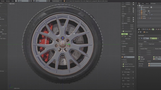Modelling a Wheel (Blender tutorial)