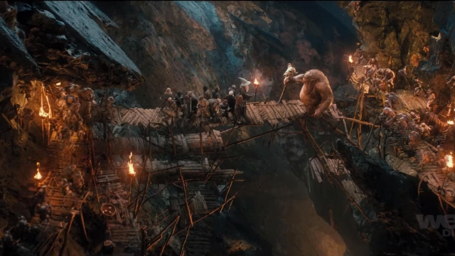 The Hobbit: An Unexpected Journey VFX | Breakdown - Goblin Caverns | Weta Digital