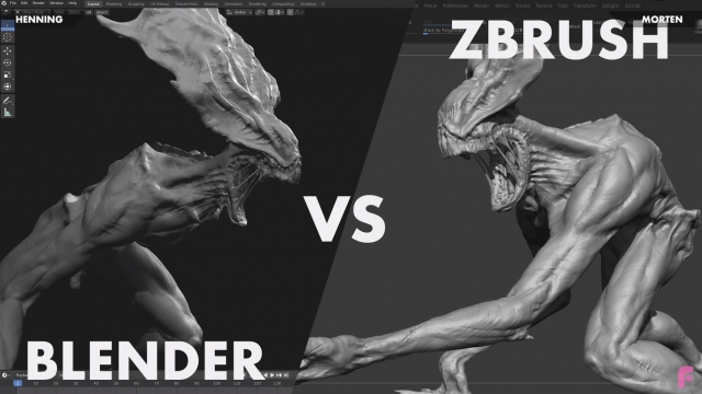 Blender Sculpting VS ZBrush - The End of ZBrush?