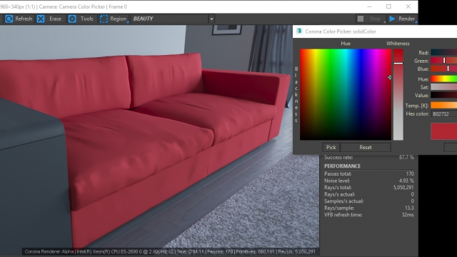 Понимание sRGB, гаммы, цветовых значений в 3ds max и Corona renderer