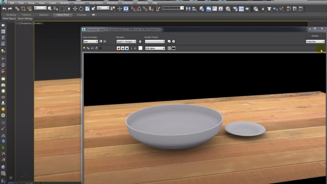 Моделирование тарелок в 3Ds Max