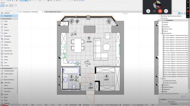 ​​​​​​​ Дизайн-проект: Варианты планировки квартиры с реальным клиентом в ARCHICAD: https://www.youtube.com/watch?v=gE3pzwLwWTk&t=10s