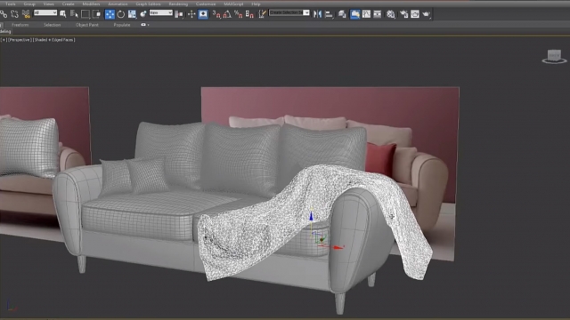 Моделирование дивана - 3ds Max для начинающих