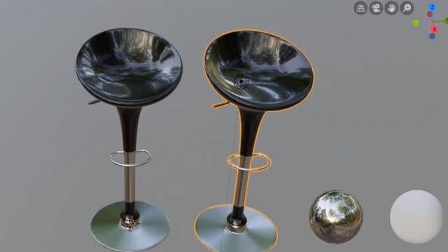 Modeling a bar stools in blender 2.8