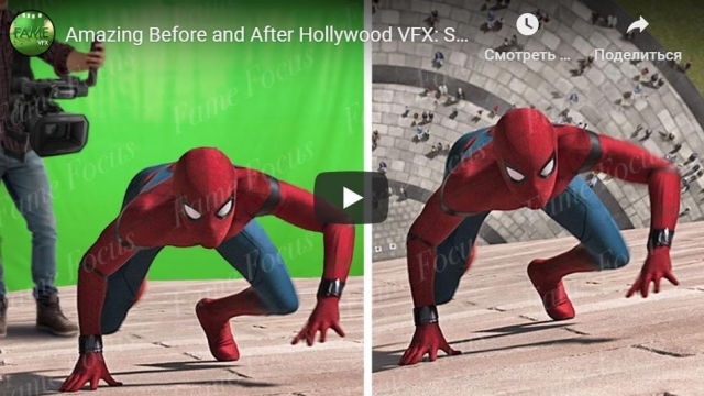 Amazing Before and After Hollywood VFX: Spiderman Homecoming