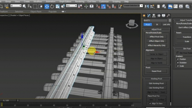 Моделирование железнодорожных путей  в 3ds Max 