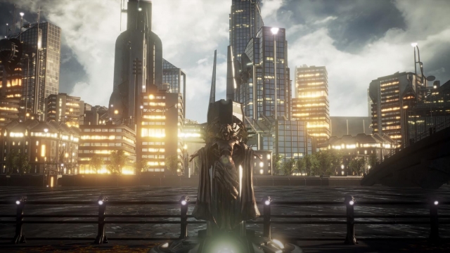 Pre Sci-Fi City Park - Unreal Engine 4