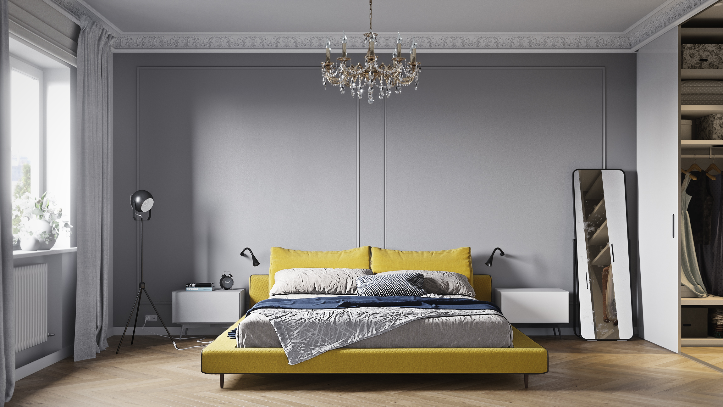 Bright apartment in Minsk