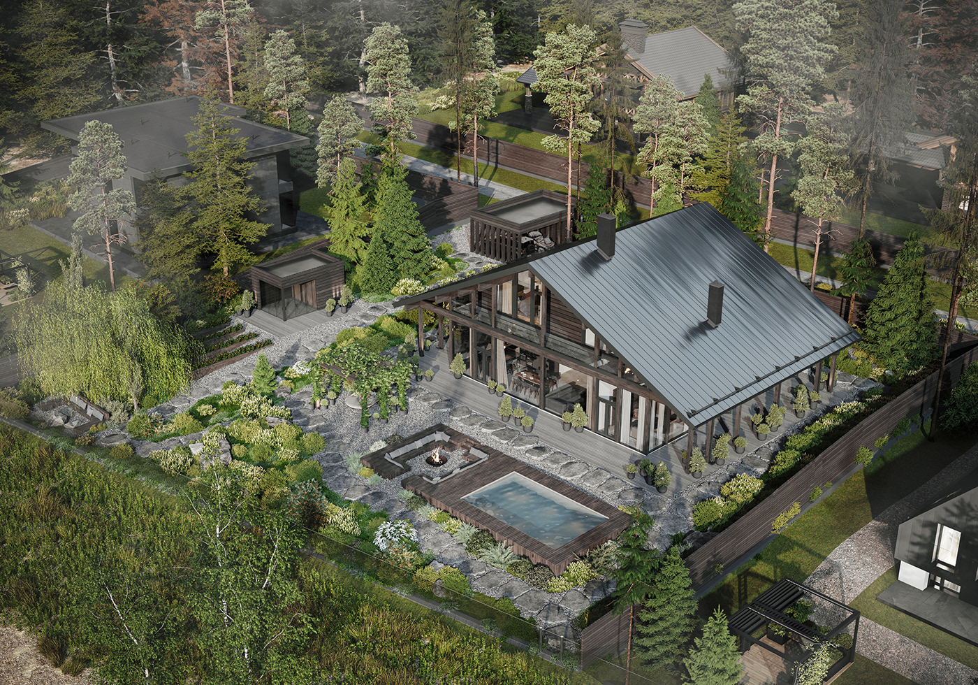 CGI: Forest House
