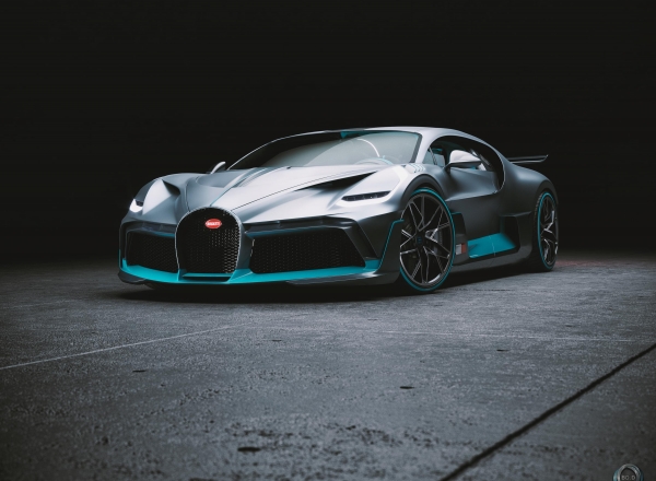 Bugatti Divo CGI