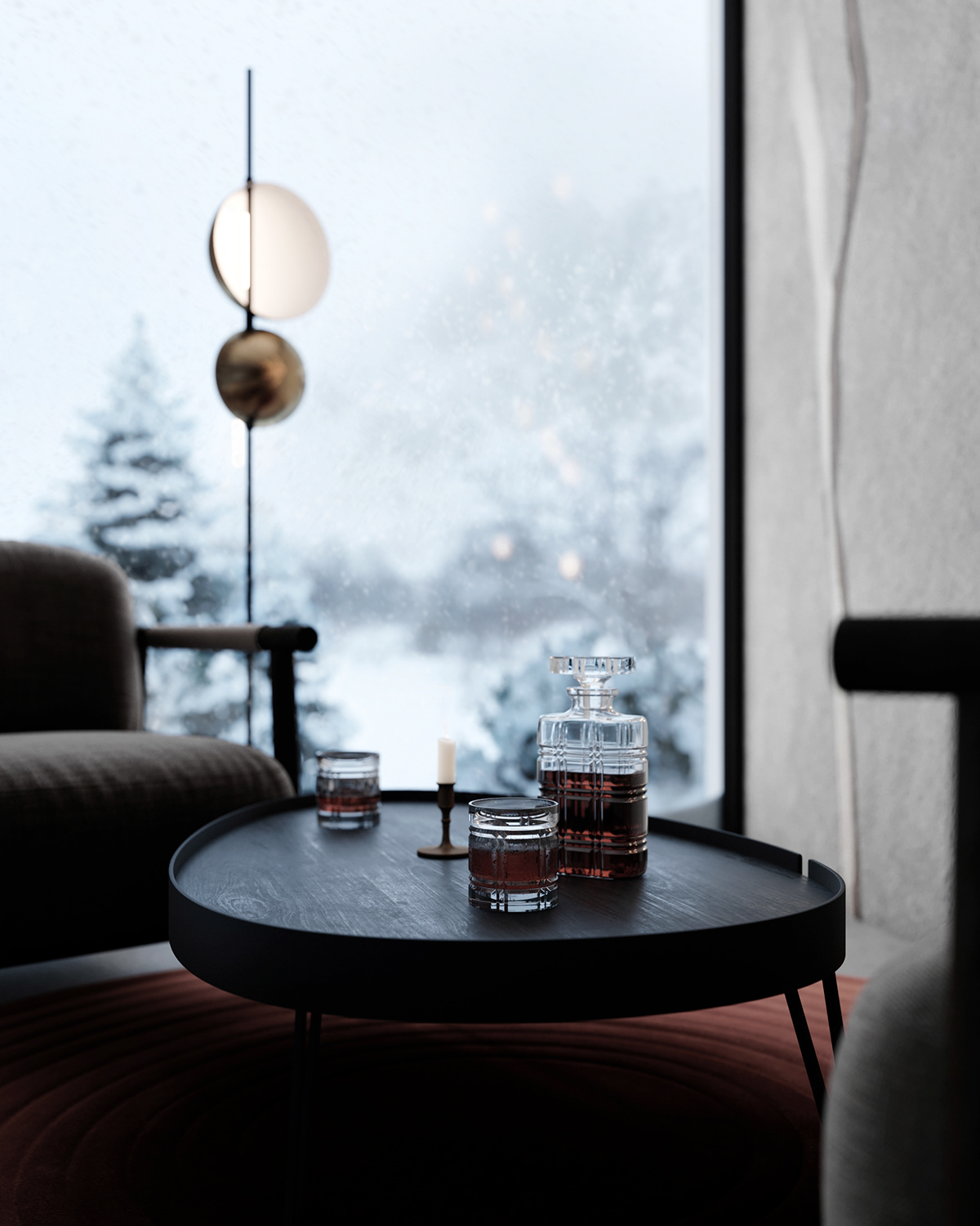 Renders for Boutique hotel in the Alps