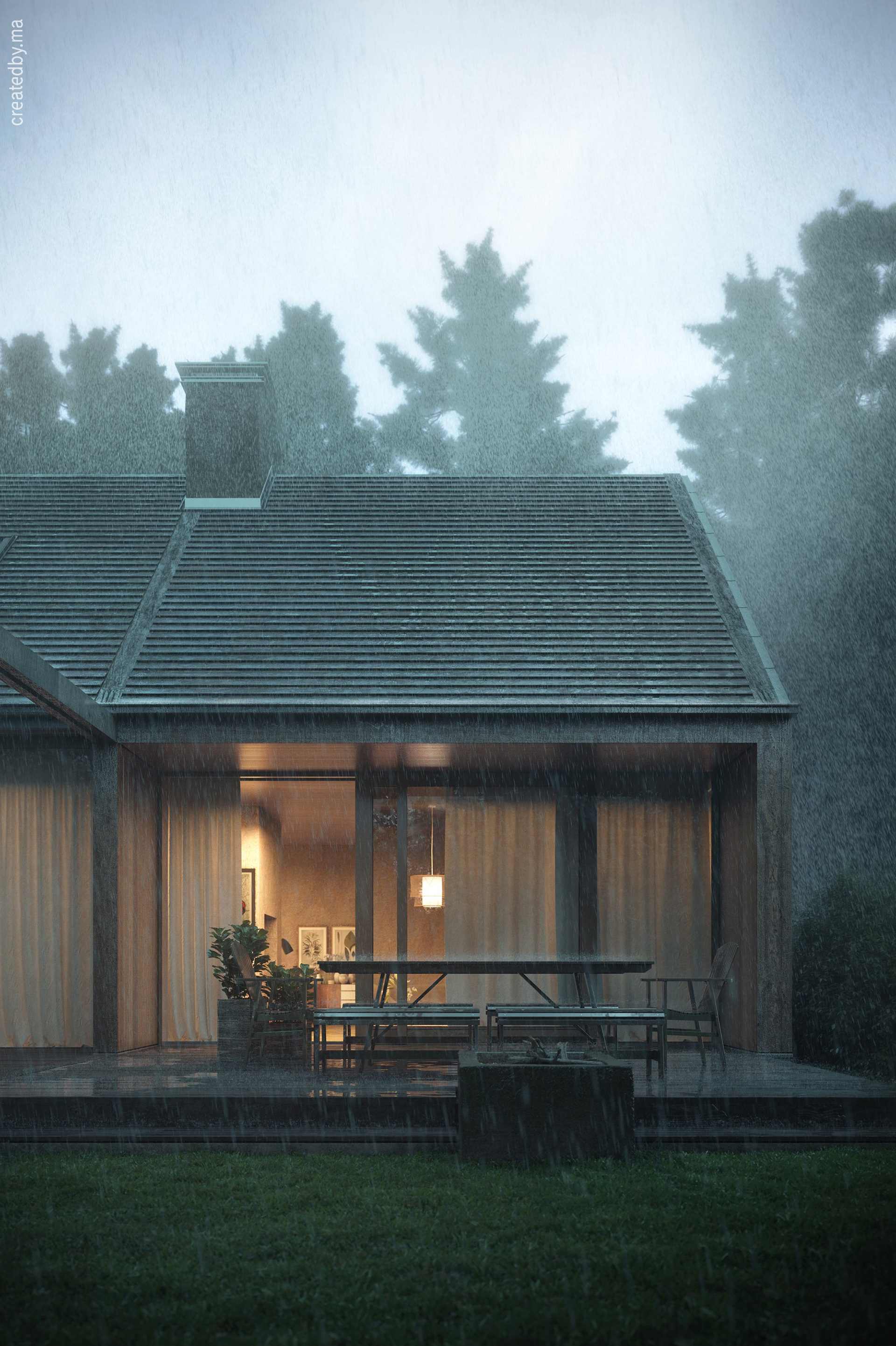 Summerhouse Sandby |Johan Sundberg Arkitektur | CGI