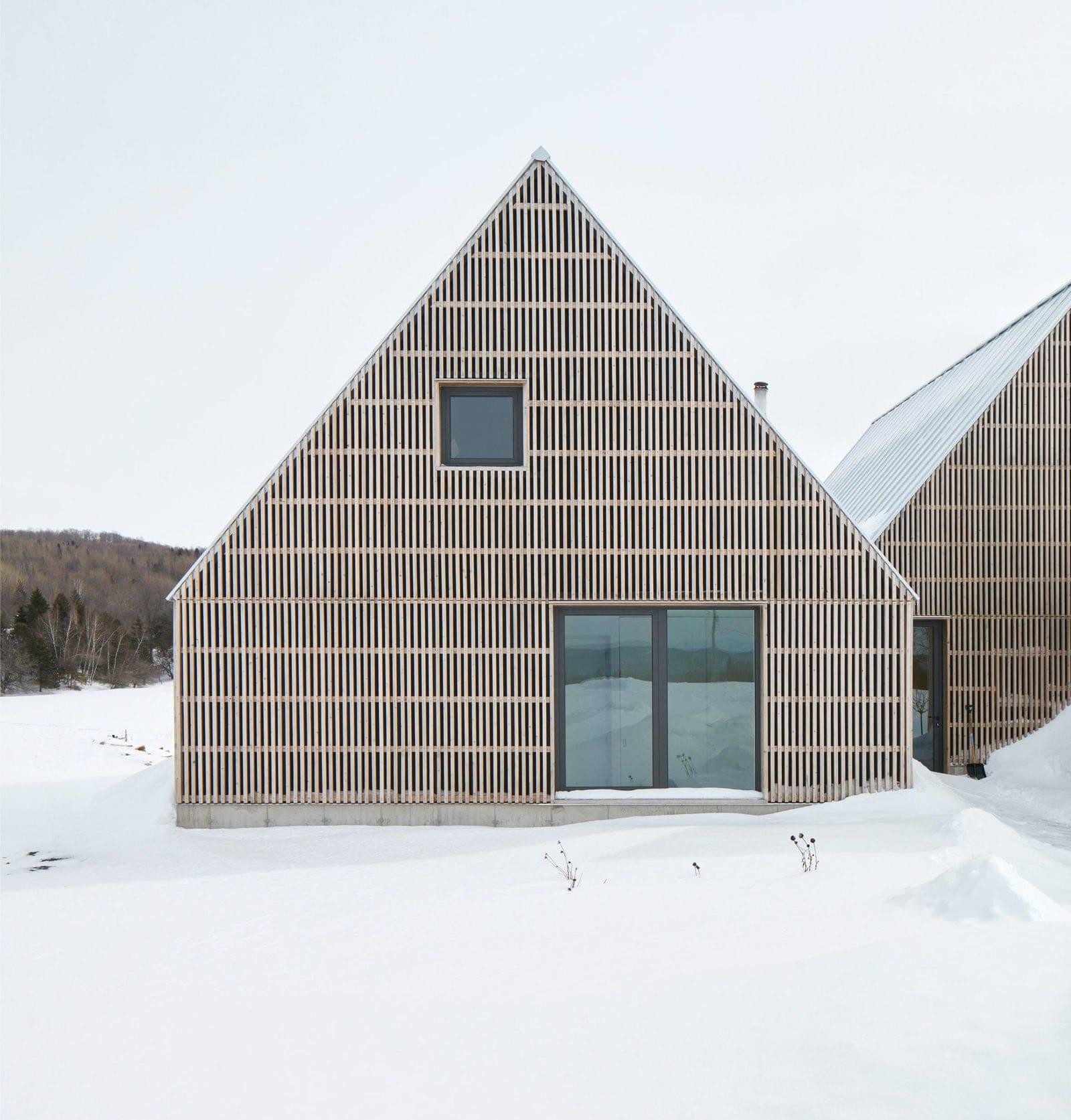 Modern interpretation of a barn in Canada