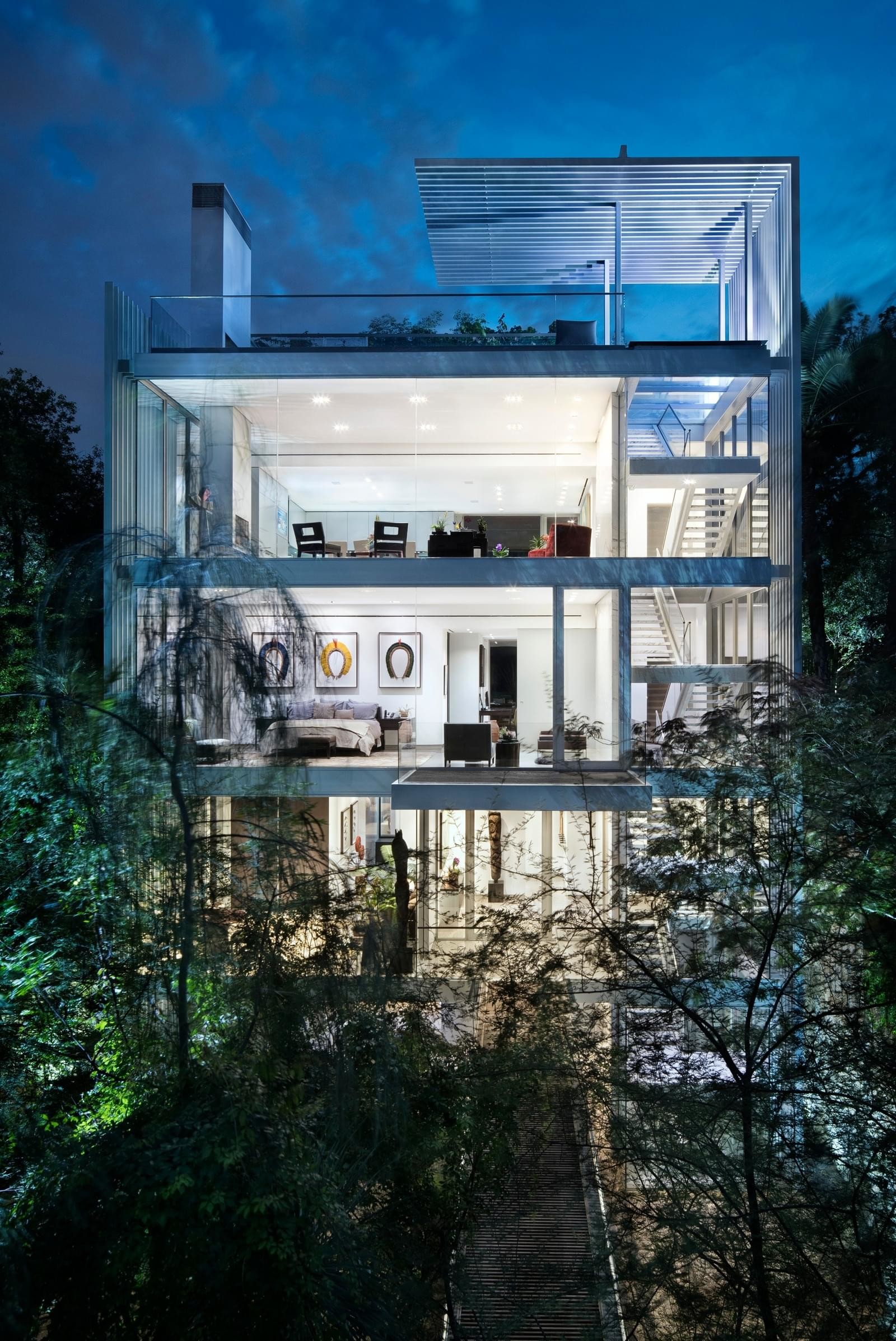 Glass House in Texas