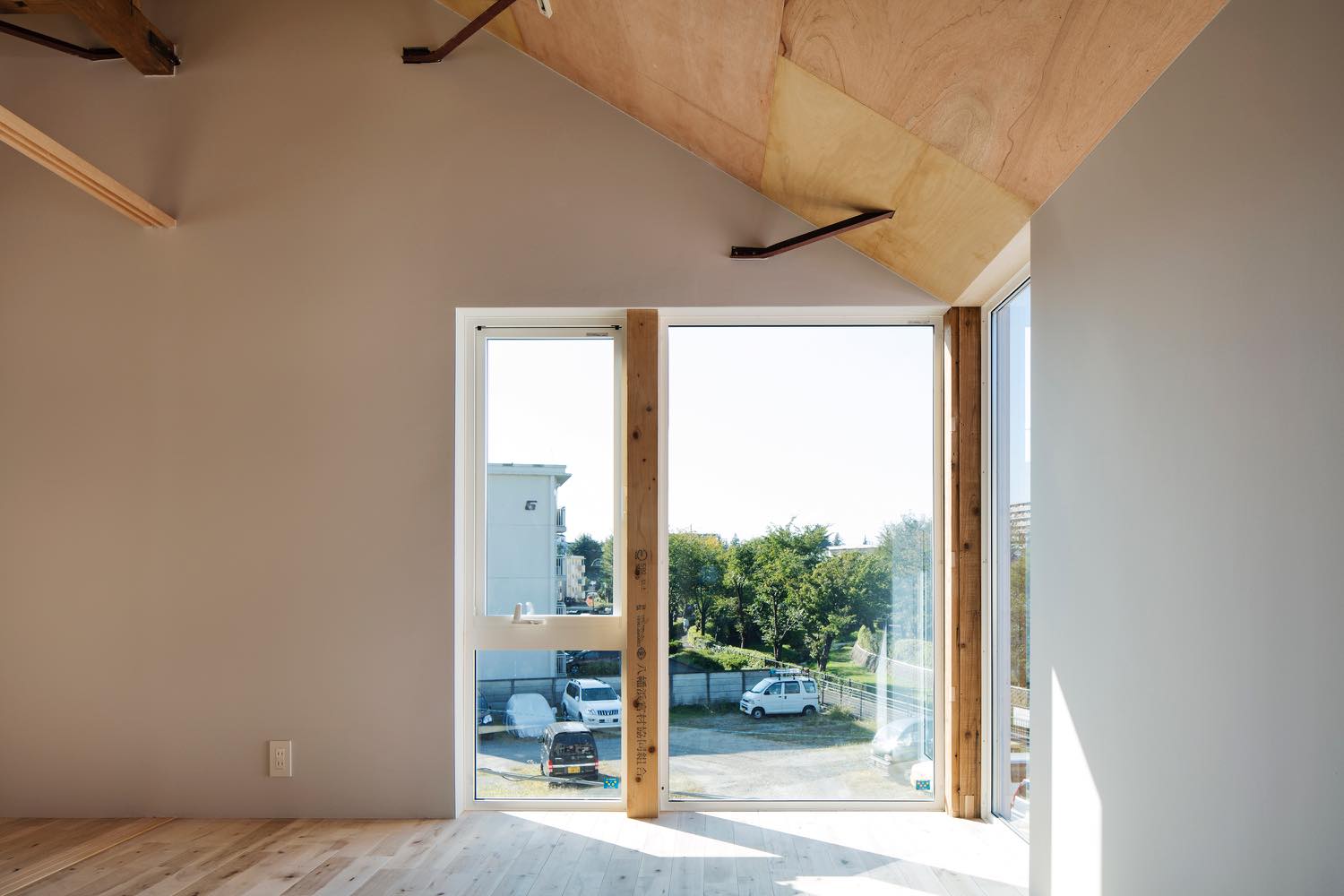 House Between Pillars by Camp Design Inc