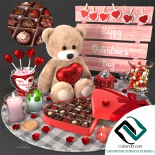 Декоративный набор Decor set for Valentine