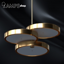 Gold Circles Chandelier