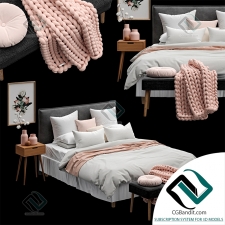 Кровать Bed Scandinavian Set