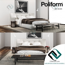 Кровать Bed Poliform Rever