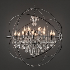 Люстра Хрустальная с гироскопом средняя, Gyro Crystal Chandelier Medium