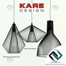Подвесной светильник Hanging lamp Kare design