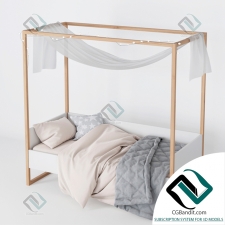 Детская кровать Children's bed Frame structure