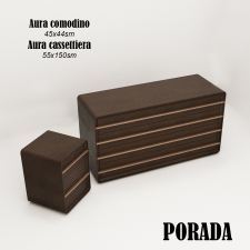 Porada Aura cassettiera, Aura comodino