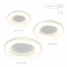 Люстра потолочная ODEON LIGHT 4064/40CL, 4064/80CL, 4064/108CL AURA