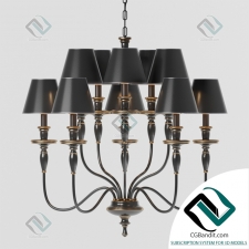 Подвесной светильник Hanging lamp Dantone Home Глори DL1359-10BBZ