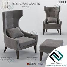 Кресло Armchair Hamilton Conte URSULA