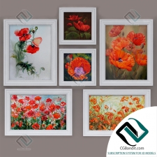 Багеты Baguettes Painting Poppies